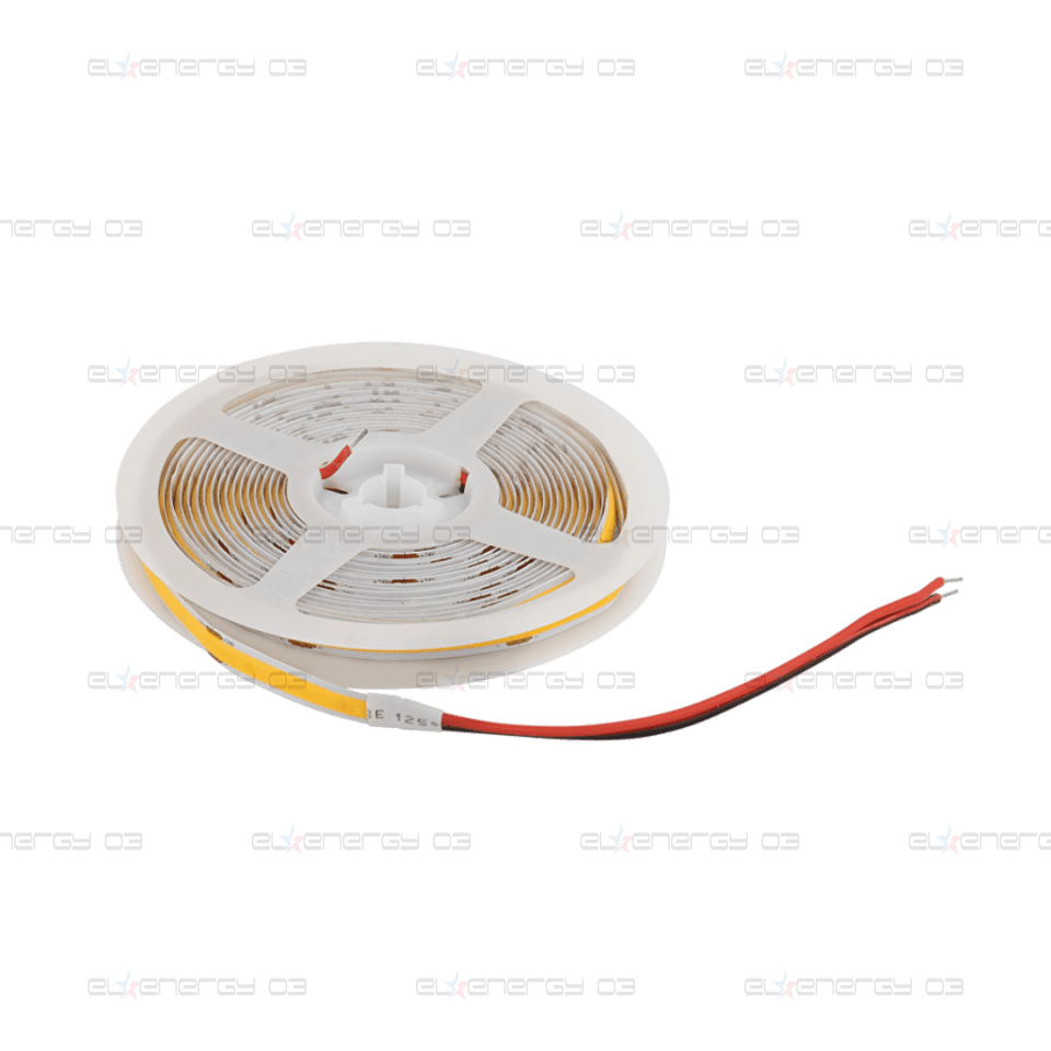 Професионална LED лента 11W/m, 1800K, 24V DC, 480LEDs/m, COB, 5m, амбър