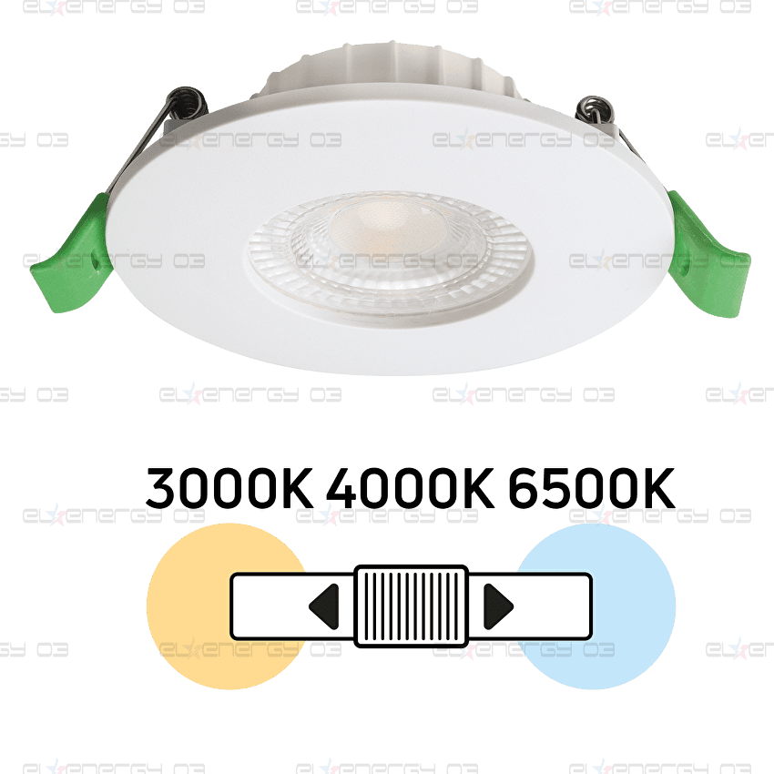 LED ЛУНА ЗА ВГРАЖДАНЕ, ДИМИРАЩА, 6W, 3000K/4000K/6500K, 220-240V AC, IP44