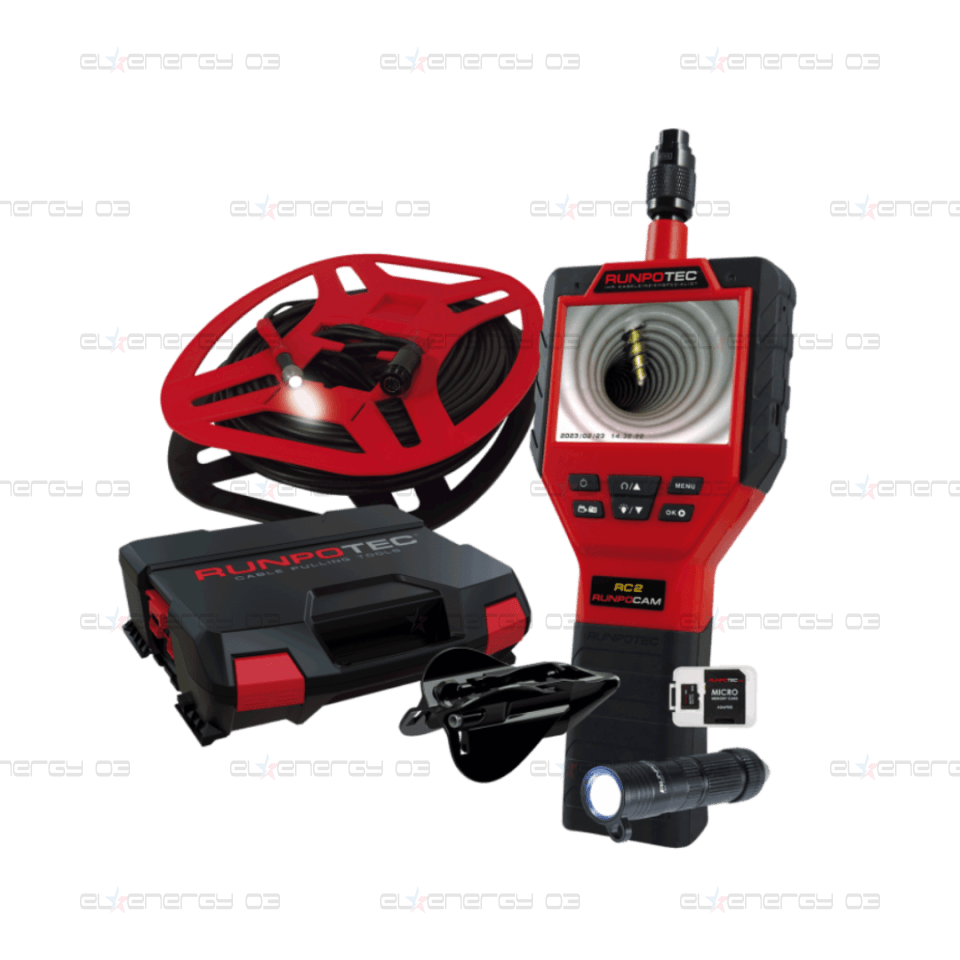RUNPOCAM RC2 Мултифункционална камера в комлект с куфар и аксесоари, 50м, Runpotec