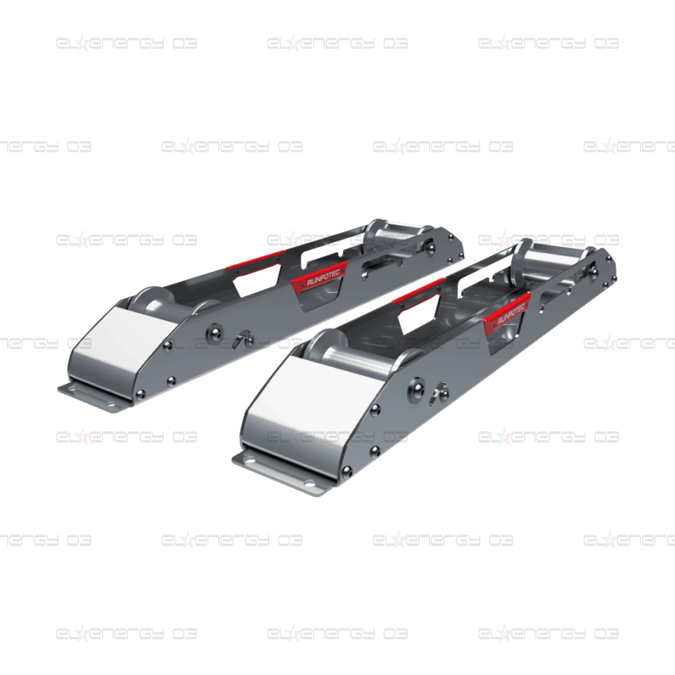 RAILS комплект стойки за барабан 2 части, 480-2000 mm, до 1700 kg, Runpotec