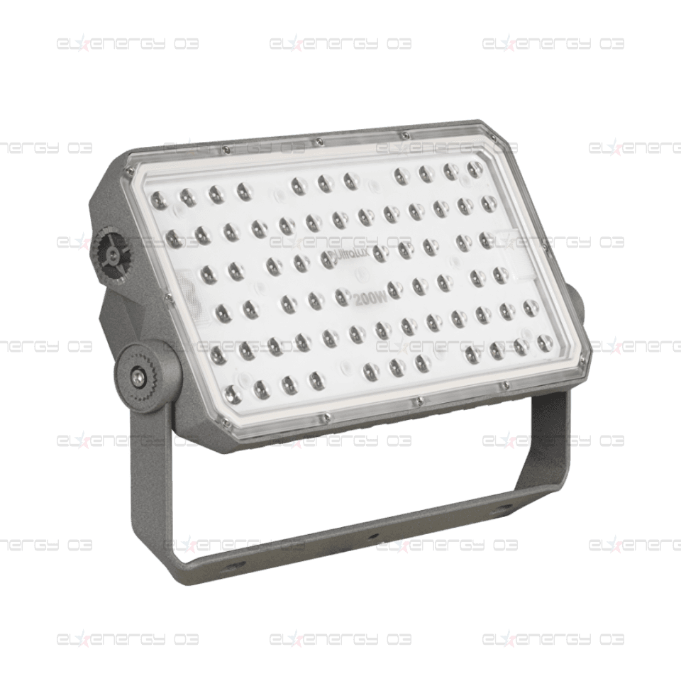 Професионален LED модулен прожектор, основен 200W, 5000K, 190-305V AC, IP66, Дифузер 20°