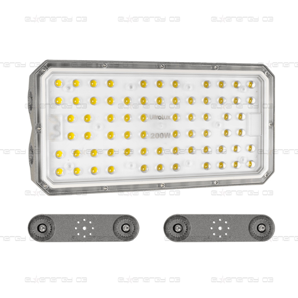 Професионален LED модулен прожектор, допълнителен 200W, 5000K, 190-305V AC, IP66, Дифузер 20°