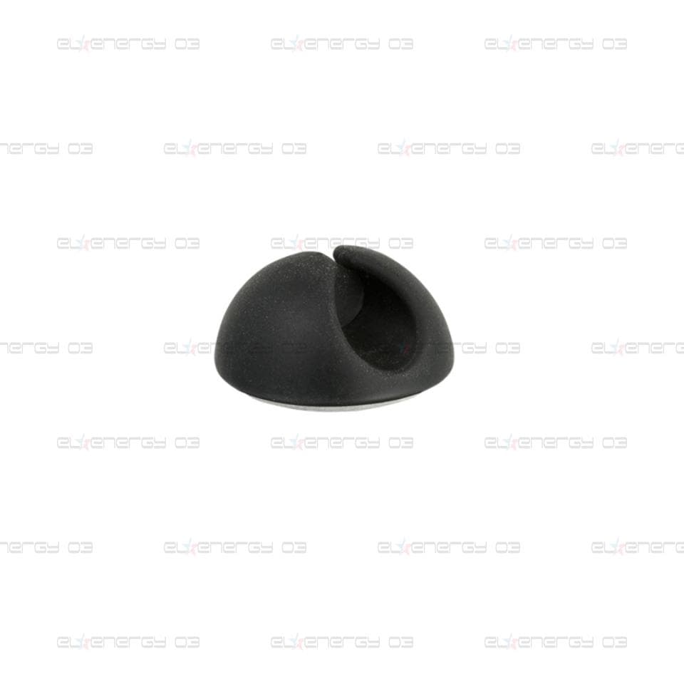 Самозалепващ кабелен държач UKSO-1, 1xØ9mm, Черен /20 броя в пакет/