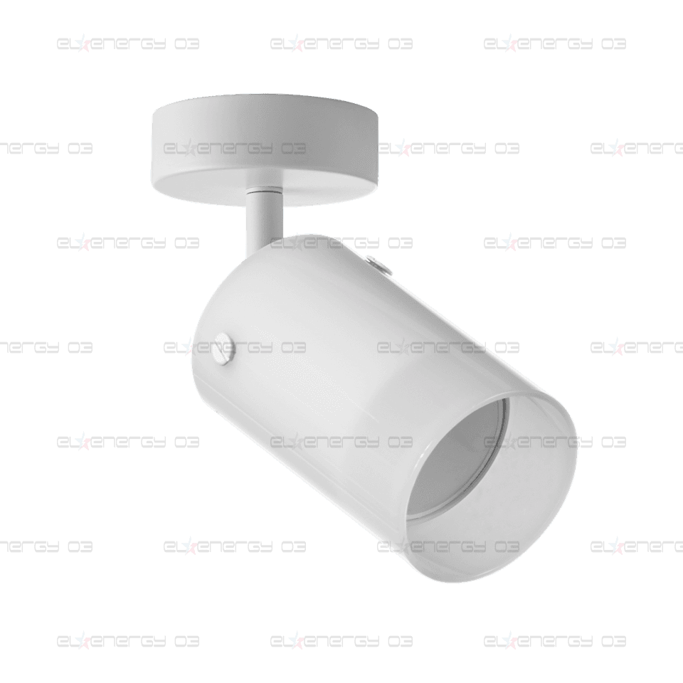 Тяло за таван, стъклено, GU10, 220-240V AC, IP20, Бяло