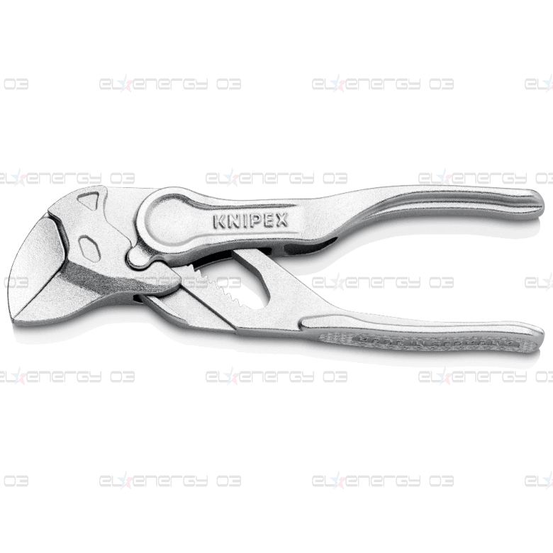Клещи раздвижени, хромирани, ръкохватка 100мм, Knipex