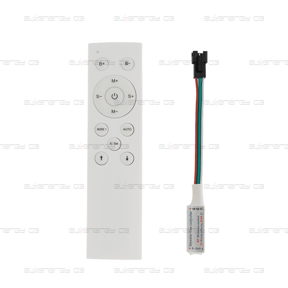 RF Контролер за едноцветна дигитална LED лента 1 порт 12-24V DC IC WS2811 2048 pixels