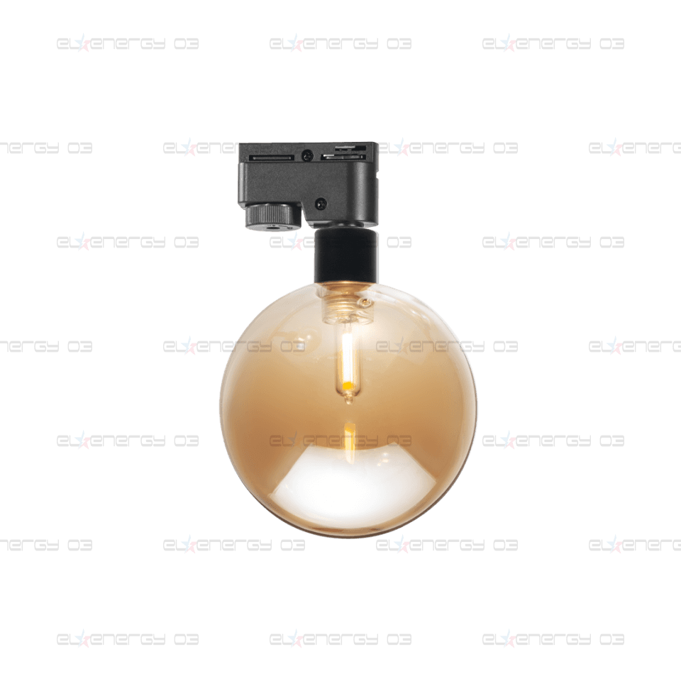 Тяло за релсов монтаж, стъклено, двупроводно, G9, 220-240V AC, IP20, злато