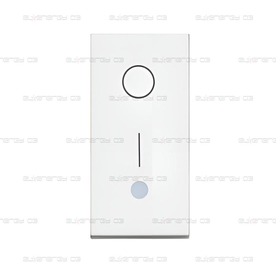 Бойлерен ключ 2P 1 мод. 16A с LED индикация цвят Бял /блистер/ Classia Bticino