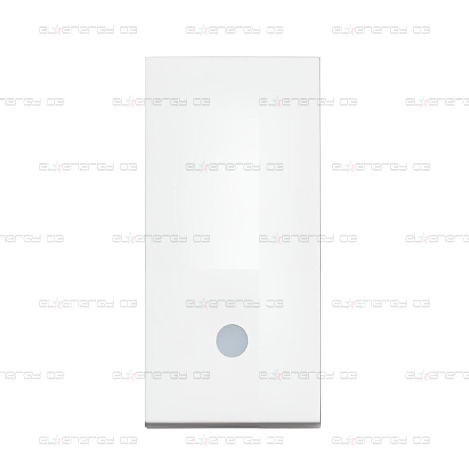 Бутон с LED индикация 1 мод. 10A цвят Бял /блистер/ Classia Bticino