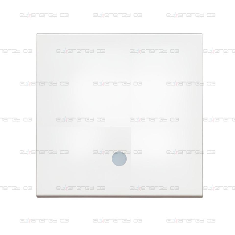 Бутон с LED индикация 2 мод. 10A цвят Бял /блистер/ Classia Bticino