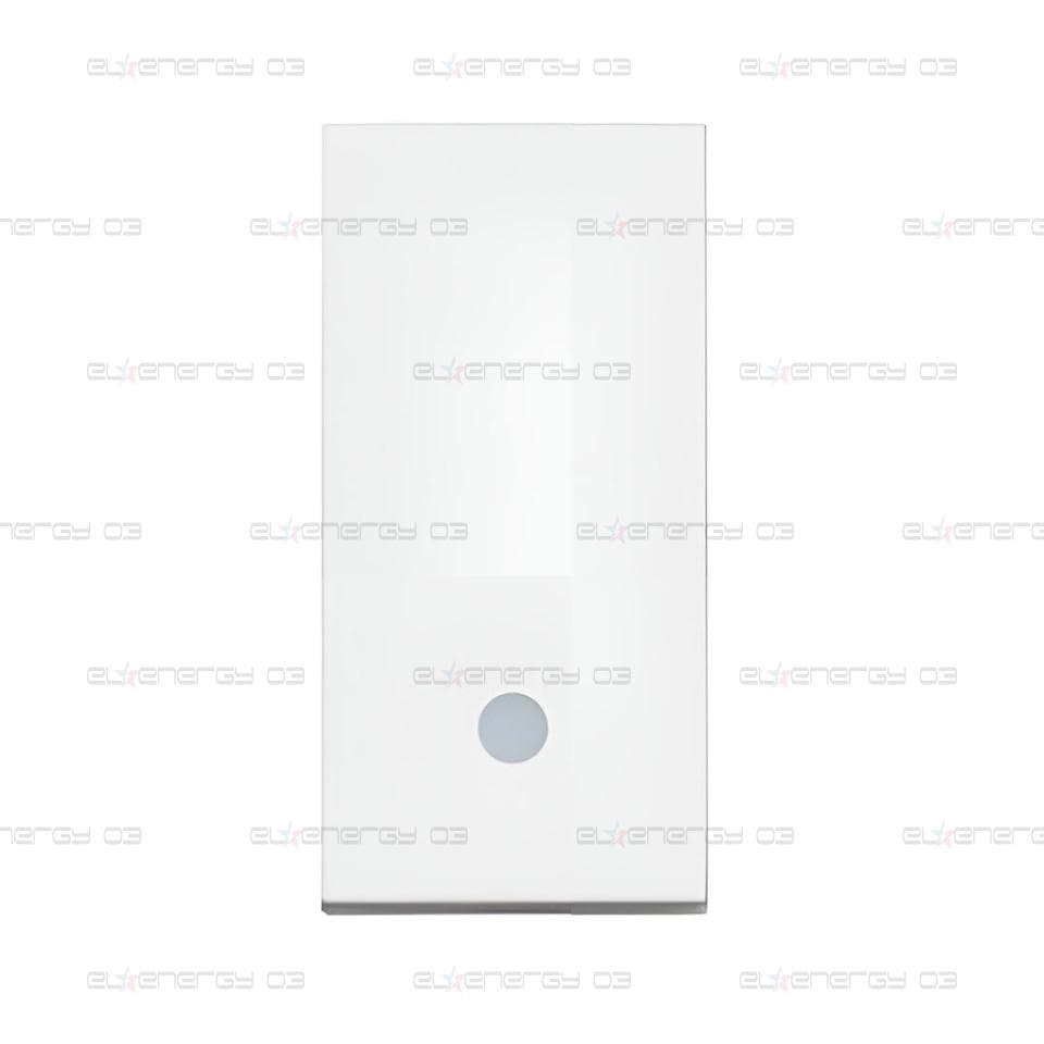 Еднополюсен ключ с LED индикация 1 мод. 10A цвят Бял /блистер/ Classia Bticino