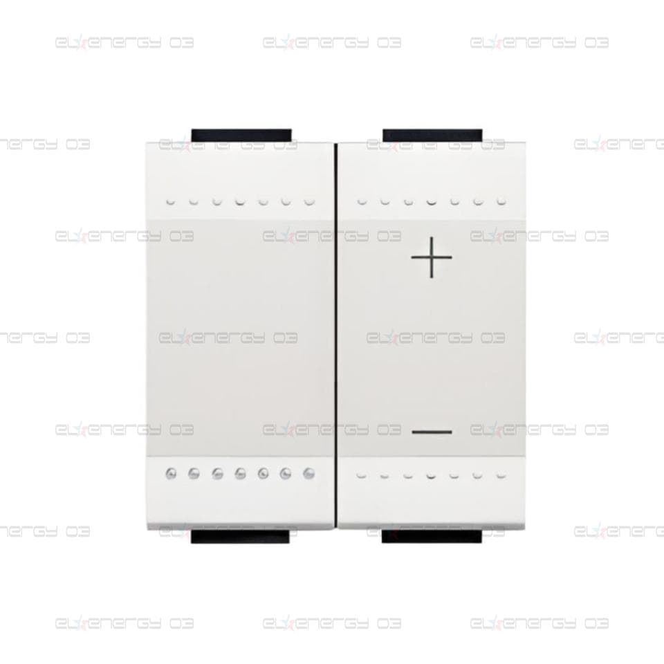 Димер бутонен R=20-600W L=20-600VA 2 мод. цвят Бял LL Bticino