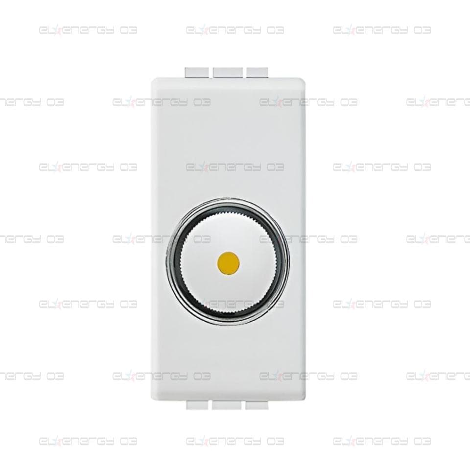 Димер ротативен R=100-500W 1 мод. цвят бял LL Bticino