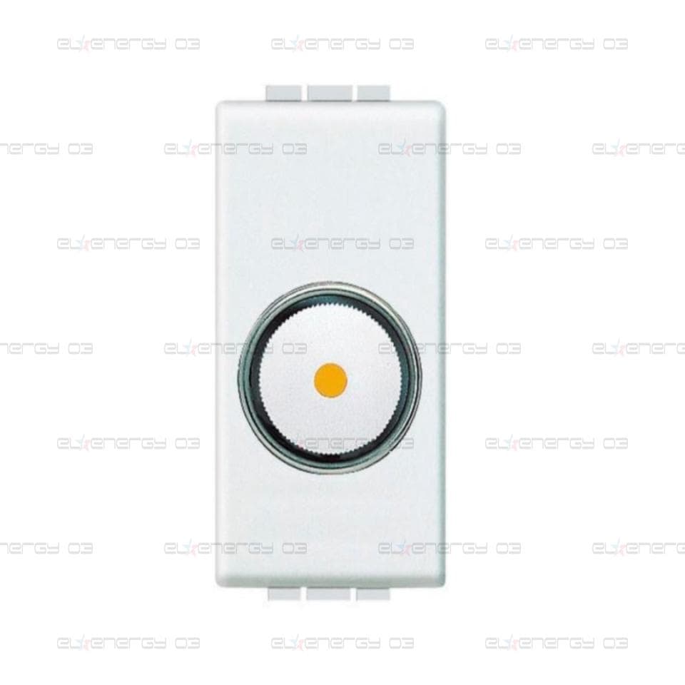 Димер ротативен R=50-500W 1 мод. цвят бял LL Bticino