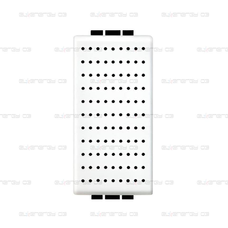 Звънец 1 мод 220V 8VA 80 dB цвят бял LL Bticino
