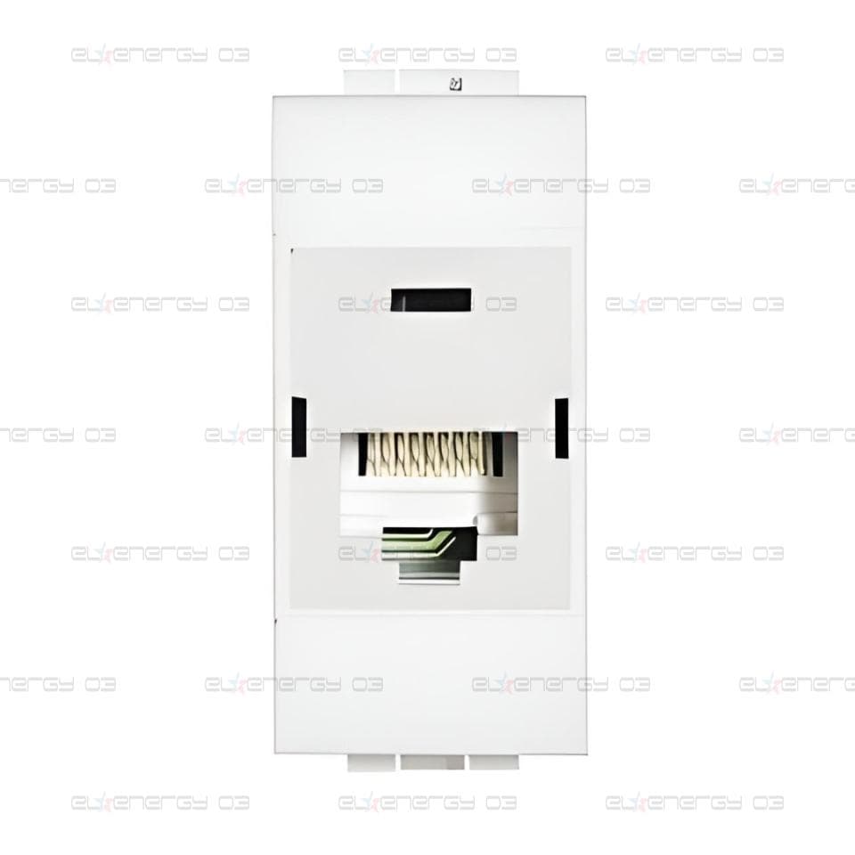 Розетка RJ45 cat.5e UTP 1 мод. цвят Бял LL Bticino