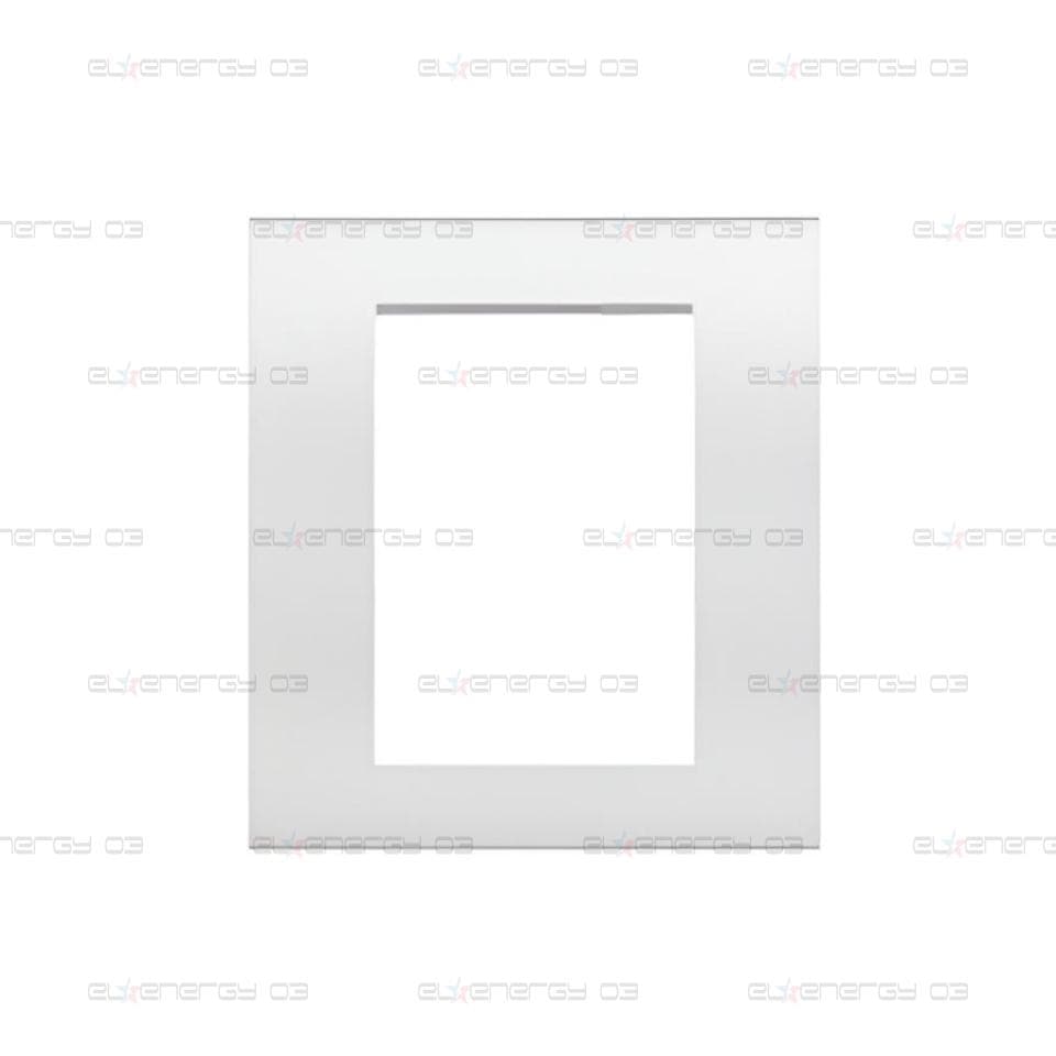 Рамка 3+3 мод. метална Pure white AIR LL Bticino