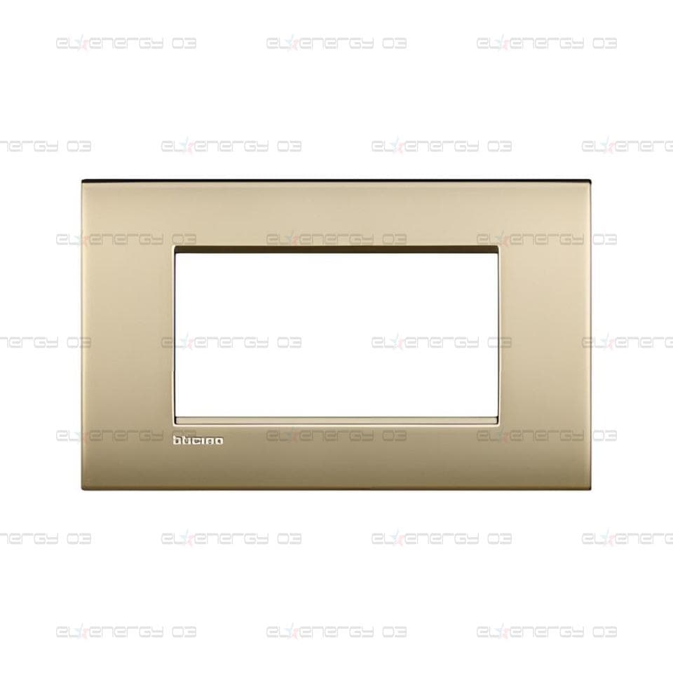 Рамка 4 мод. метална Gold mat AIR LL Bticino /до изчерпване/
