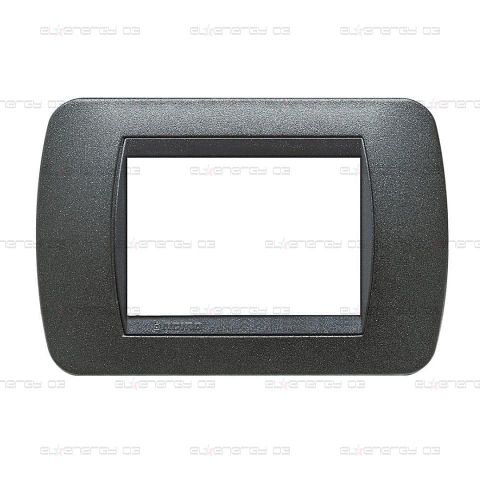 Рамка 3 мод. Black Graphite LL International Bticino