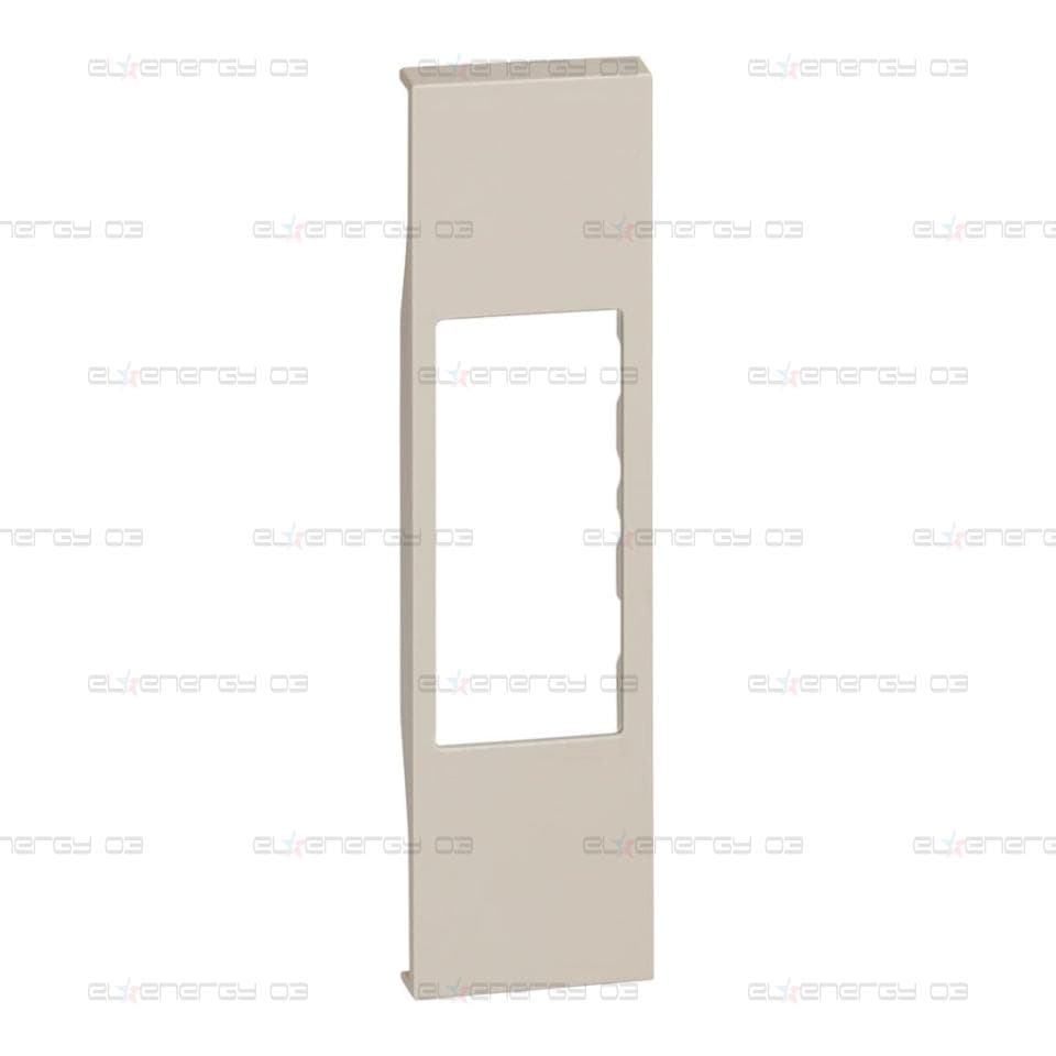 Лицев панел за единични розетки RJ45/LED лампа K4381/RCA 1 мод. цвят Крем Living Now Bticino