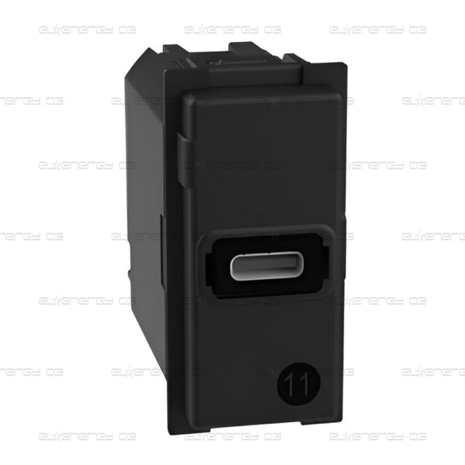 Розетка USB за зареждане тип C Power Delivery 20W 1 мод. Living Now Bticino