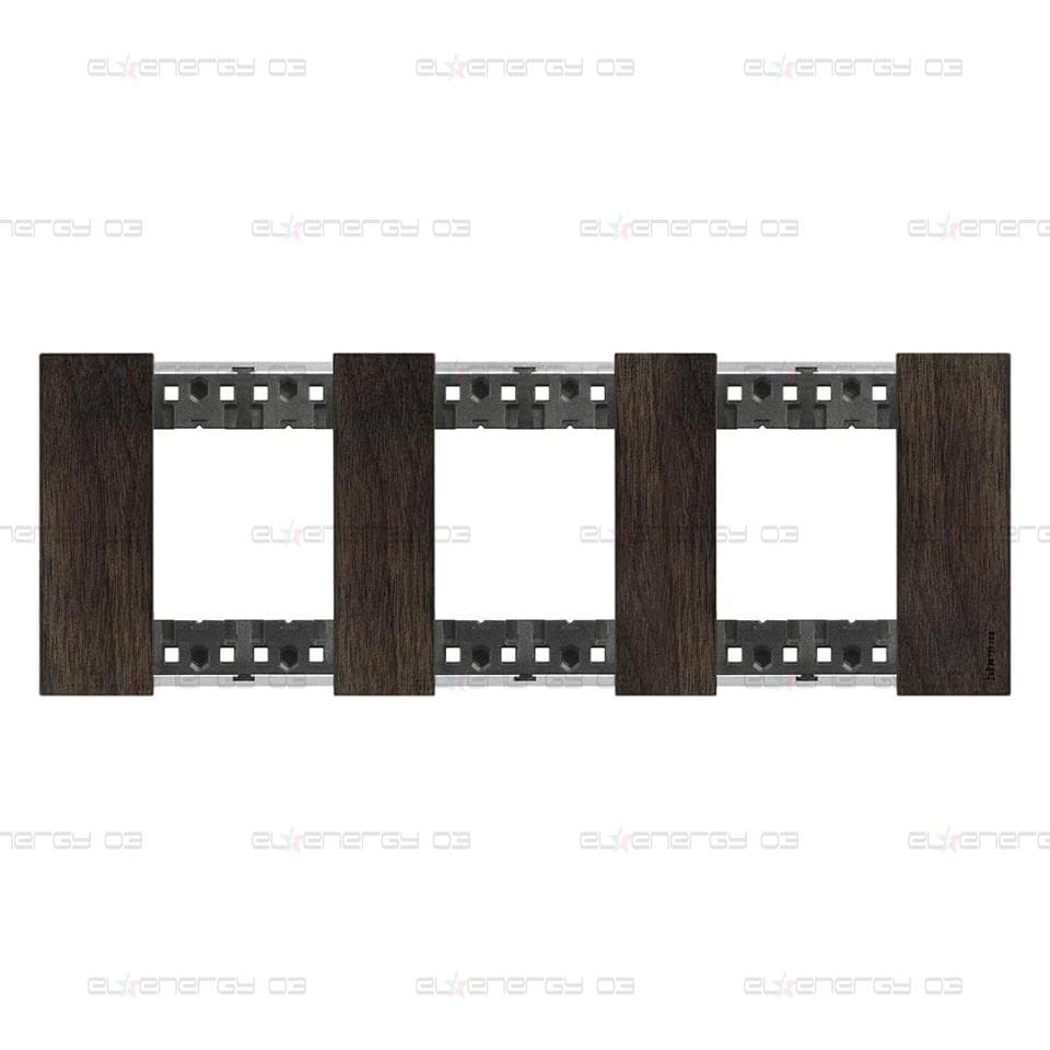 Рамка 3×2 мод. дървена цвят Орех (Walnut) Living Now Bticino