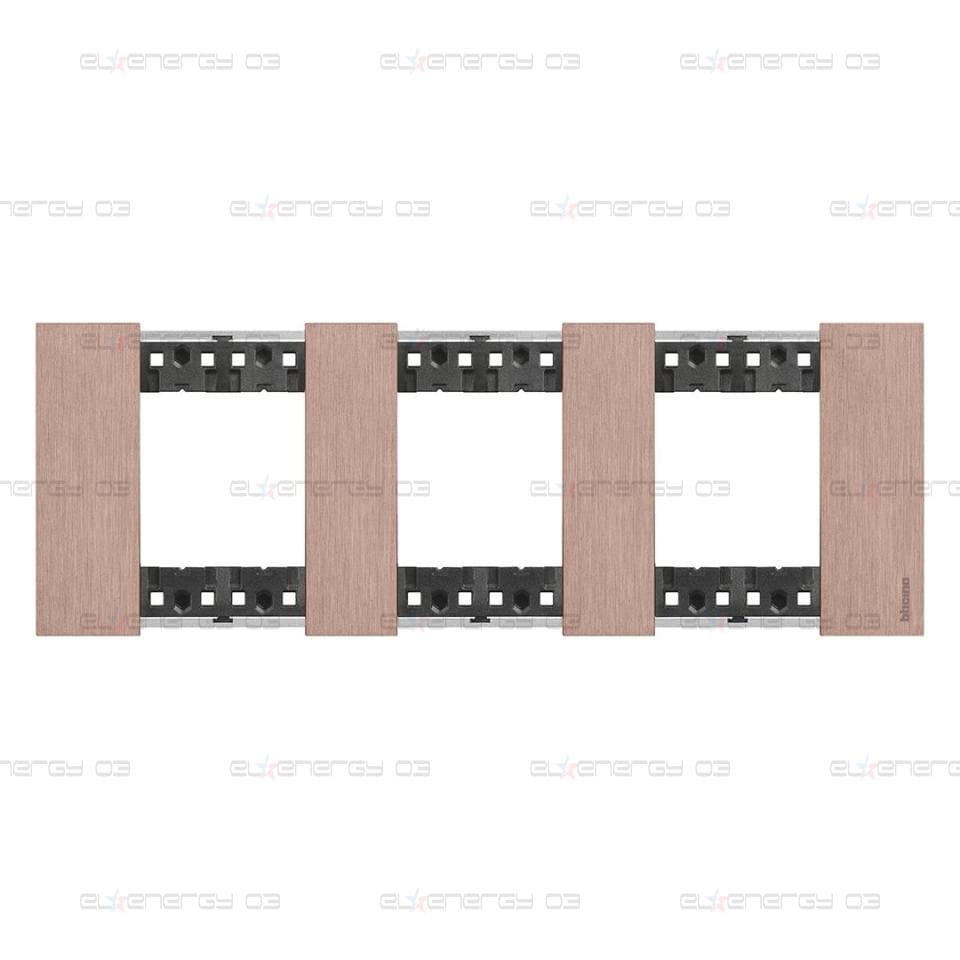 Рамка 3×2 мод. метална цвят Мед (Copper) Living Now Bticino