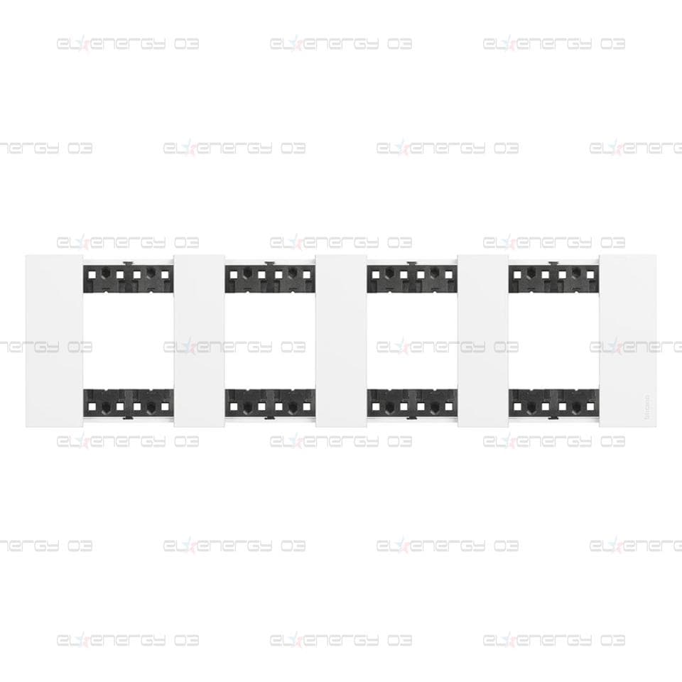 Рамка 4×2 мод. цвят Бял (White) Living Now Bticino