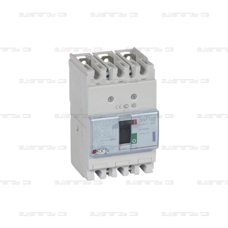 Автомат DPX3 160 TM 3P 100A 50кA регулируем (In x 0.8…1) Legrand