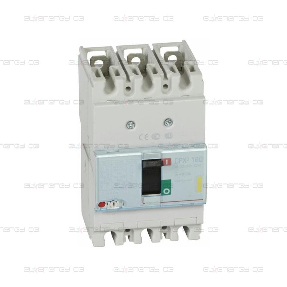 Автомат DPX3 160 TM 3P 80A 16кА регулируем (In x 0.8…1) Legrand