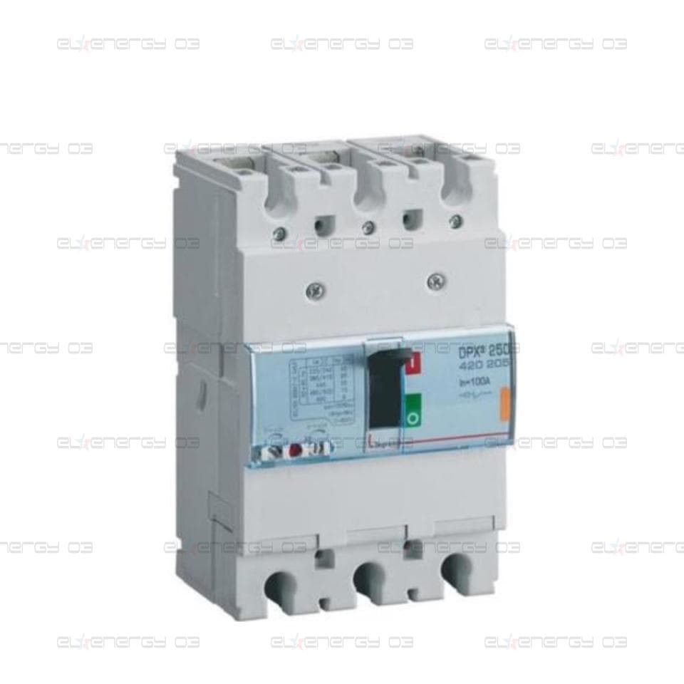 Автомат DPX3 250 TM 3P 100A 25кA регулируем (In x 0.8…1) Legrand