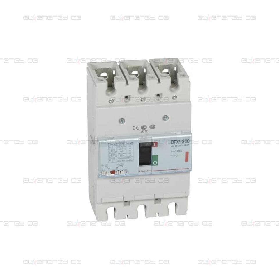 Автомат DPX3 250 TM 3P 160A 36кA регулируем (In x 0.8…1) Legrand