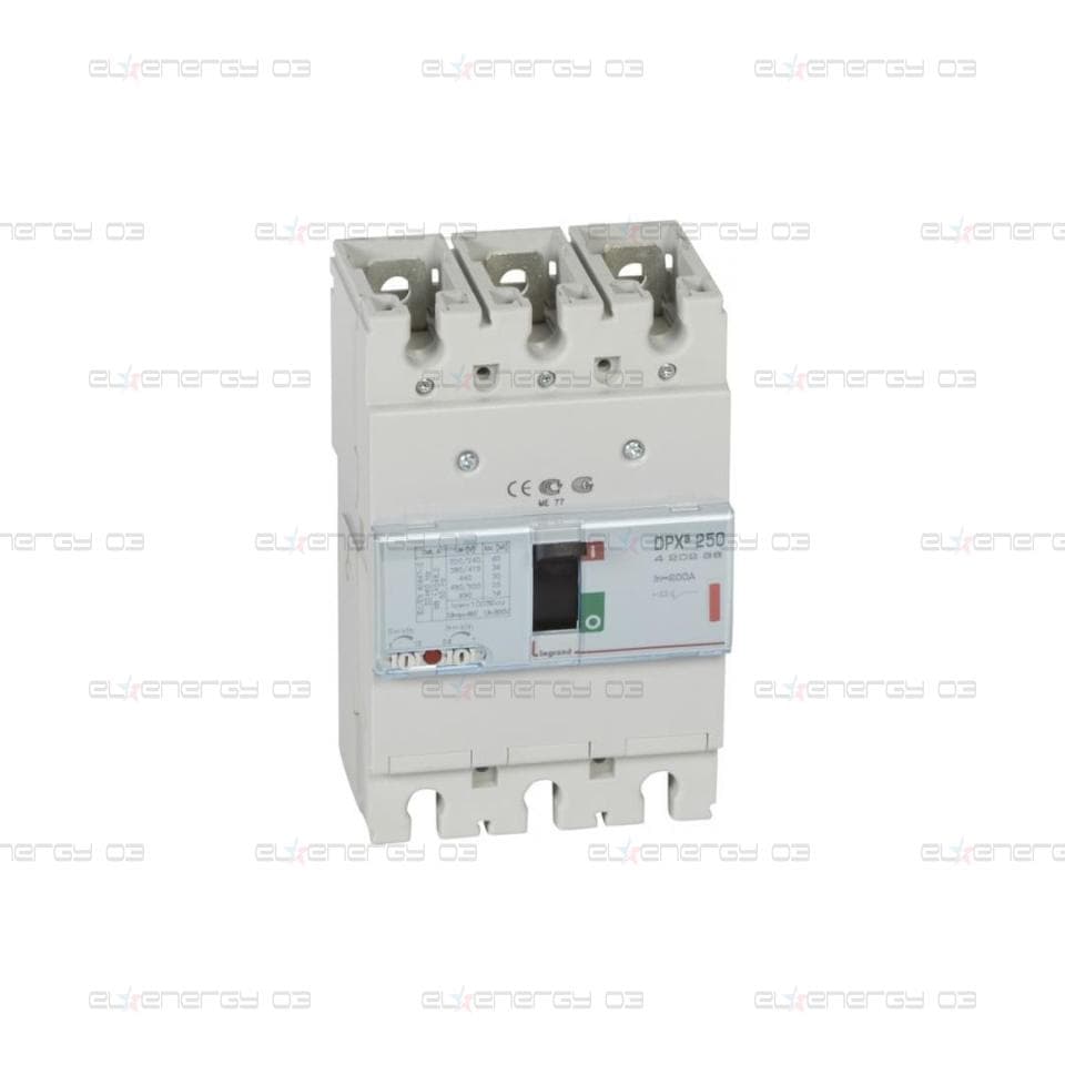 Автомат DPX3 250 TM 3P 200A 36кA регулируем (In x 0.8…1) Legrand