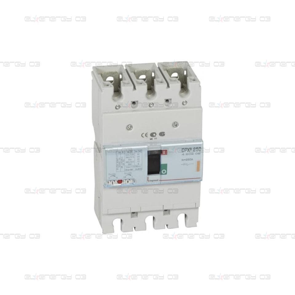 Автомат DPX3 250 TM 3P 250A 25кA регулируем (In x 0.8…1) Legrand