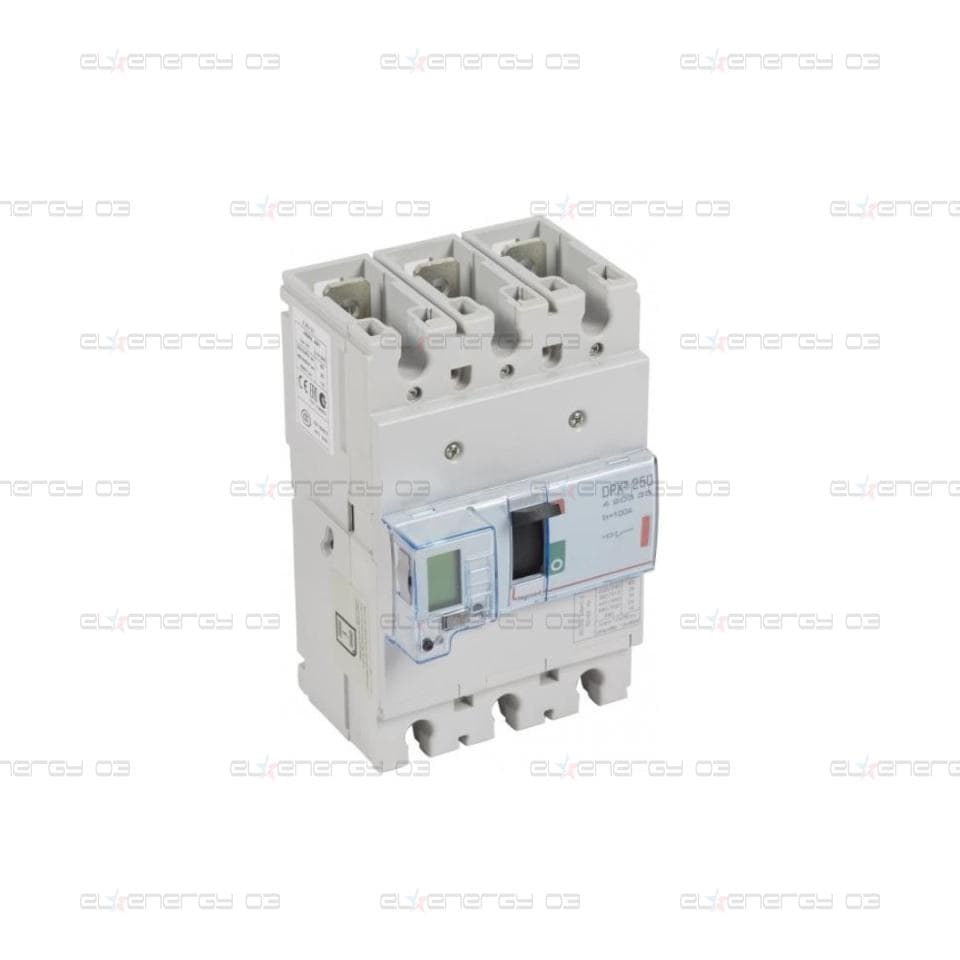 Автомат DPX3 250 електронна защита ELE 3P 100A 36кA регулируем (In x 0.4…1) Legrand