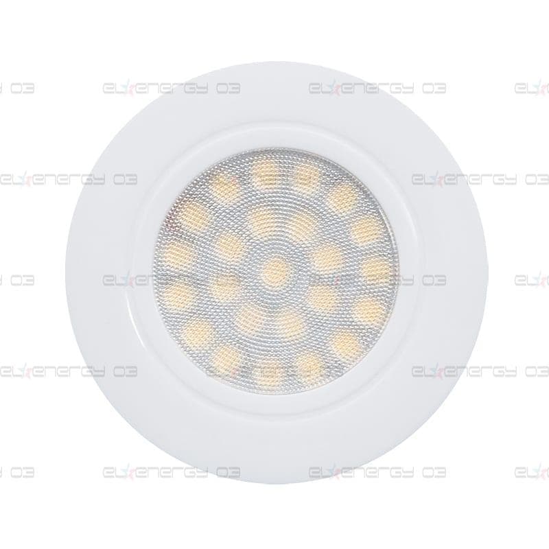 Мини LED луна за вграждане, 4W, 4200K, IP44, Бяла, 220V-240V AC, 60°, Неутрална светлина, SMD 2835