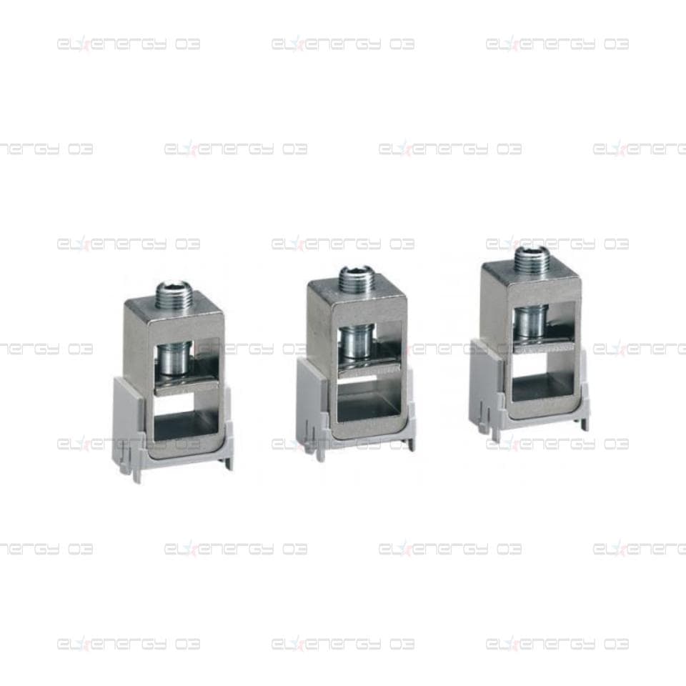 Хомутни клеми за DPX3 250 1x120mm2 гъвкав или 1x150mm2 твърд кабел Cu/Al 3 броя Legrand