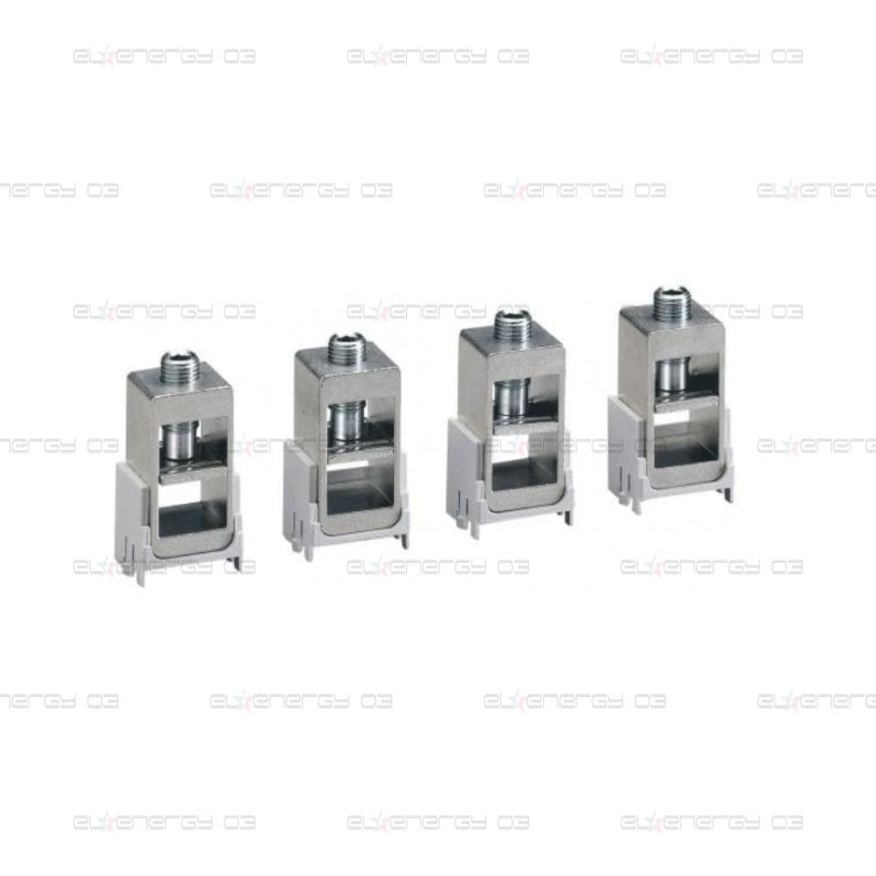 Хомутни клеми за DPX3 250 1x120mm2 гъвкав или 1x150mm2 твърд кабел Cu/Al 4 броя Legrand