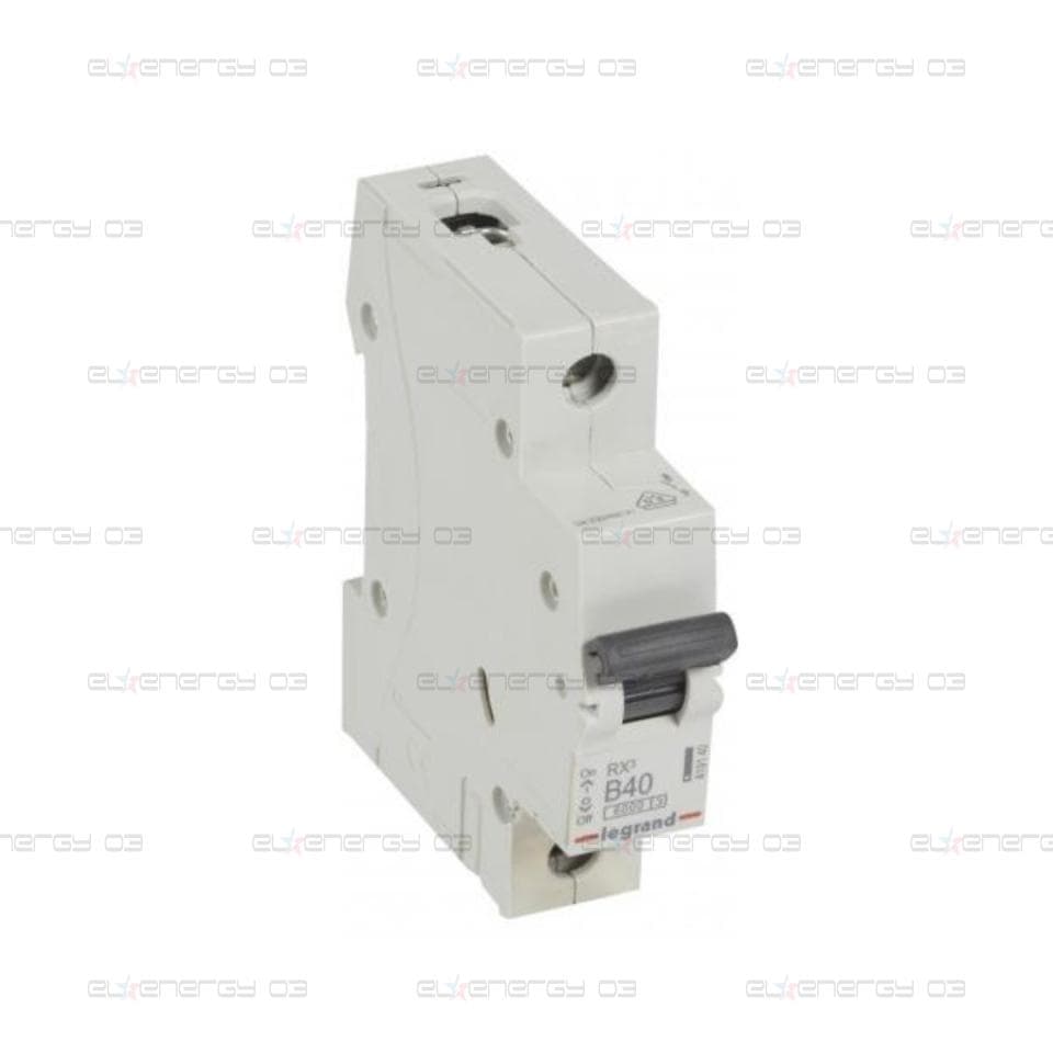 Автоматичен прекъсвач RX3 1P 40A крива В 6kA Legrand