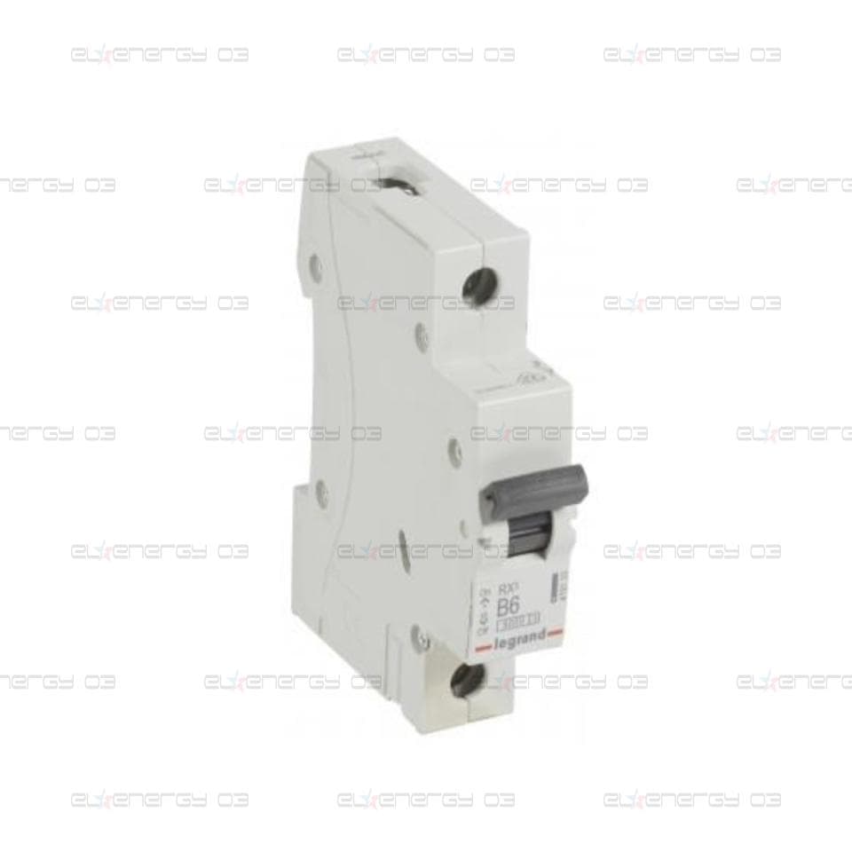 Автоматичен прекъсвач RX3 1P 6A крива В 6kA Legrand