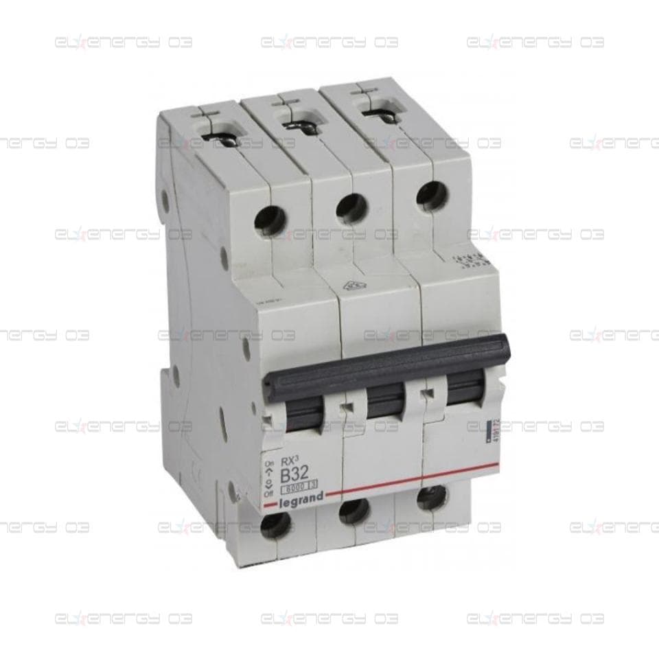 Автоматичен прекъсвач RX3 3P 32A крива В 6kA Legrand