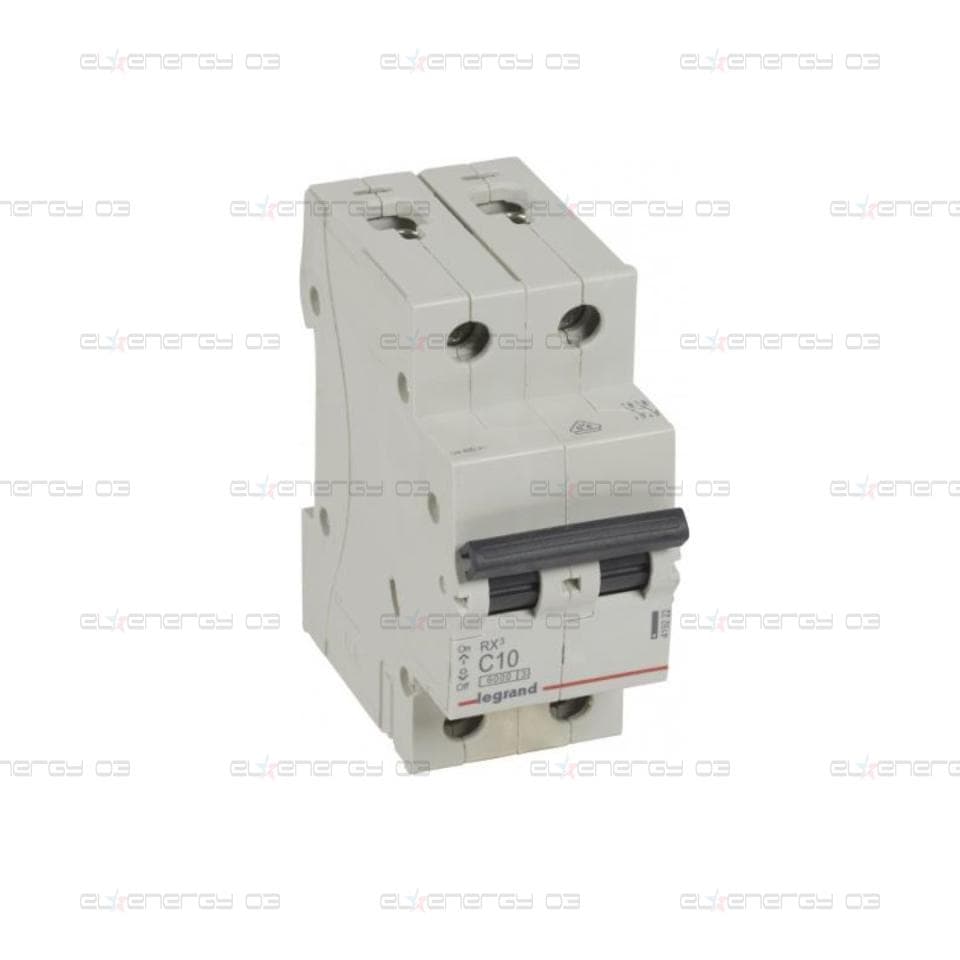 Автоматичен прекъсвач RX3 2P 10A крива С 6kA Legrand