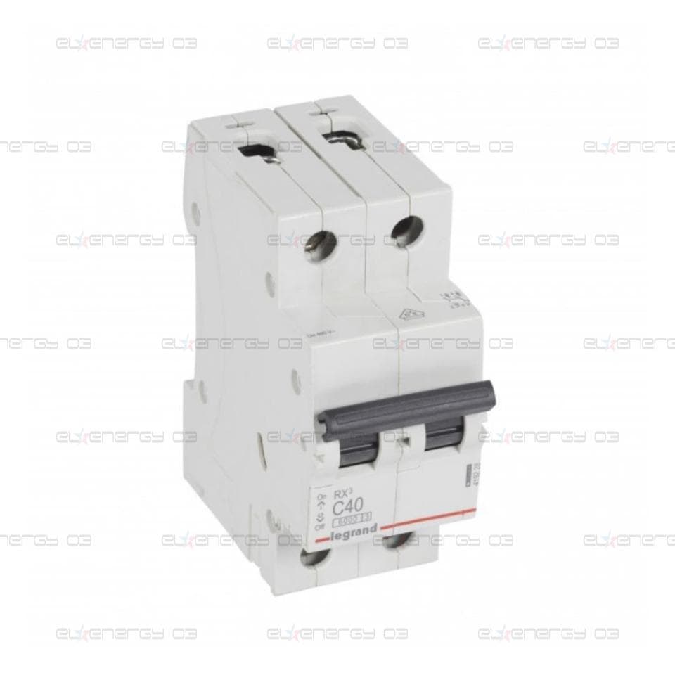 Автоматичен прекъсвач RX3 2P 40A крива С 6kA Legrand