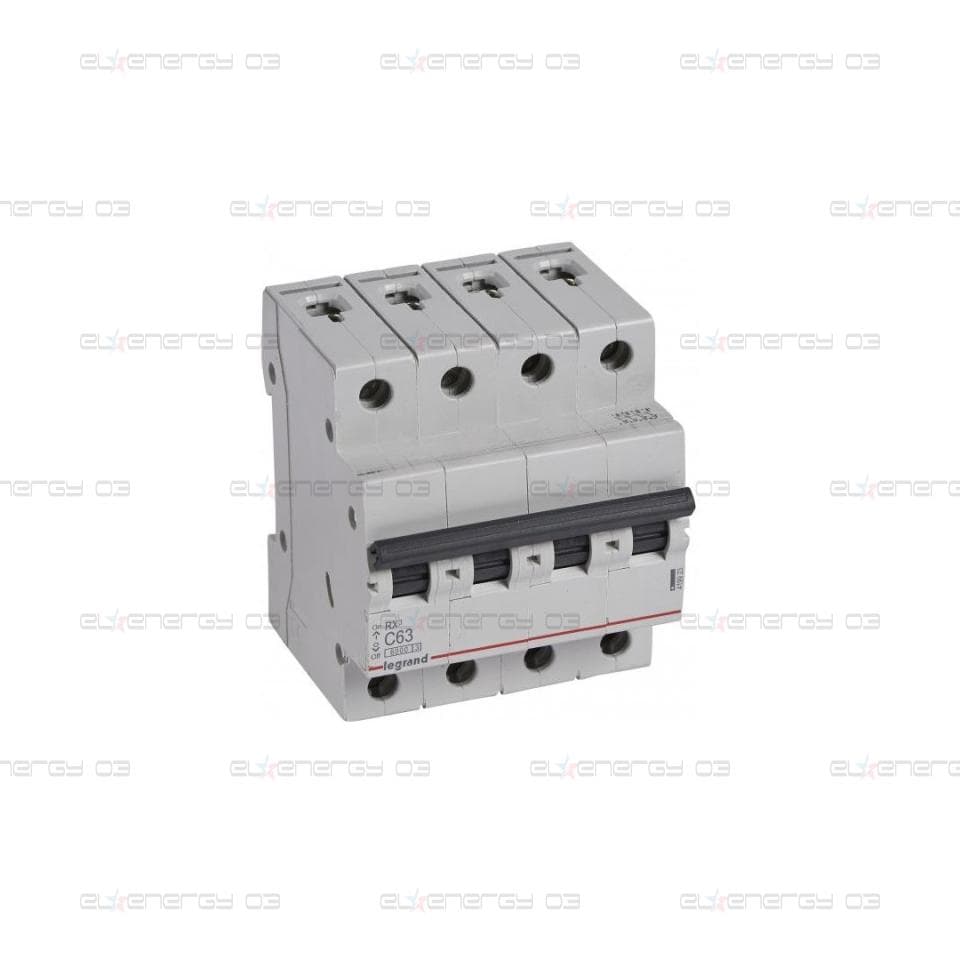 Автоматичен прекъсвач RX3 4P 63A крива С 6kA MC Legrand
