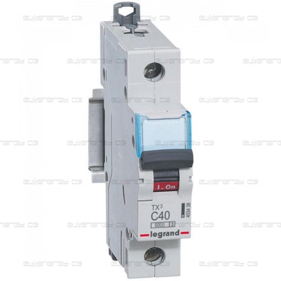 Автоматичен прекъсвач TX3 1P 40A крива С 6kA Legrand