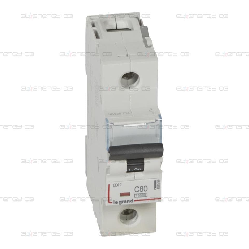 Автоматичен прекъсвач DX3 1P 80A крива С 16kA 1,5 мод. Legrand