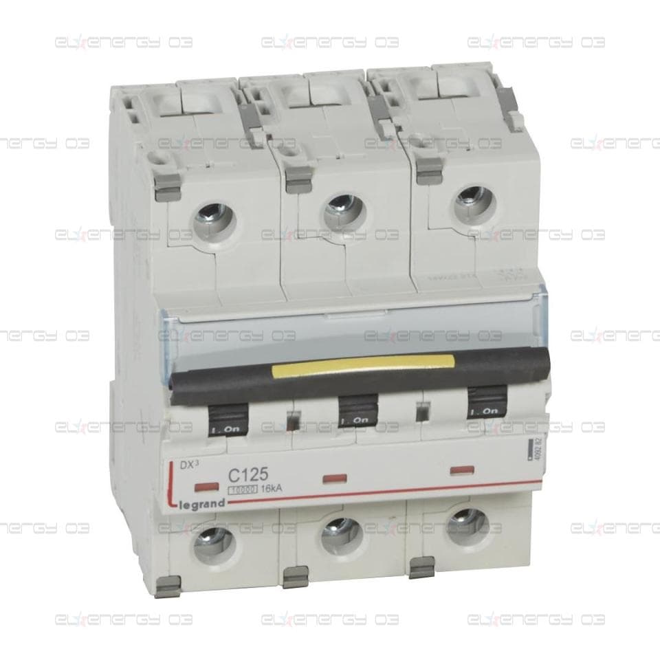 Автоматичен прекъсвач DX3 3P 125A крива С 10kA 4,5 мод. Legrand