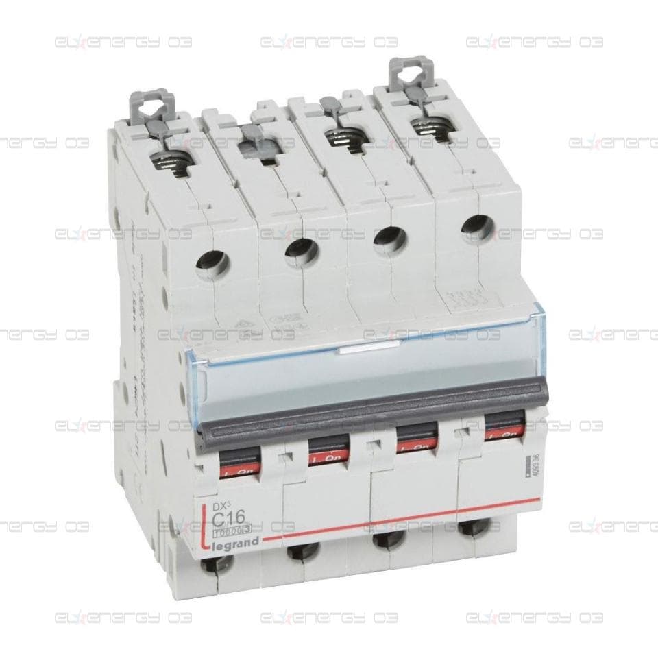 Автоматичен прекъсвач DX3 4P 16A крива С 10kA 4 мод. IT Legrand