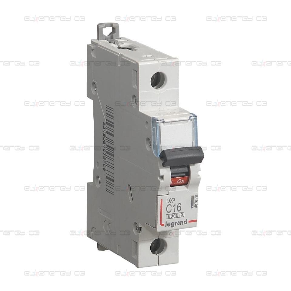 Автоматичен прекъсвач DX3 1P 16A крива С 6kA Legrand