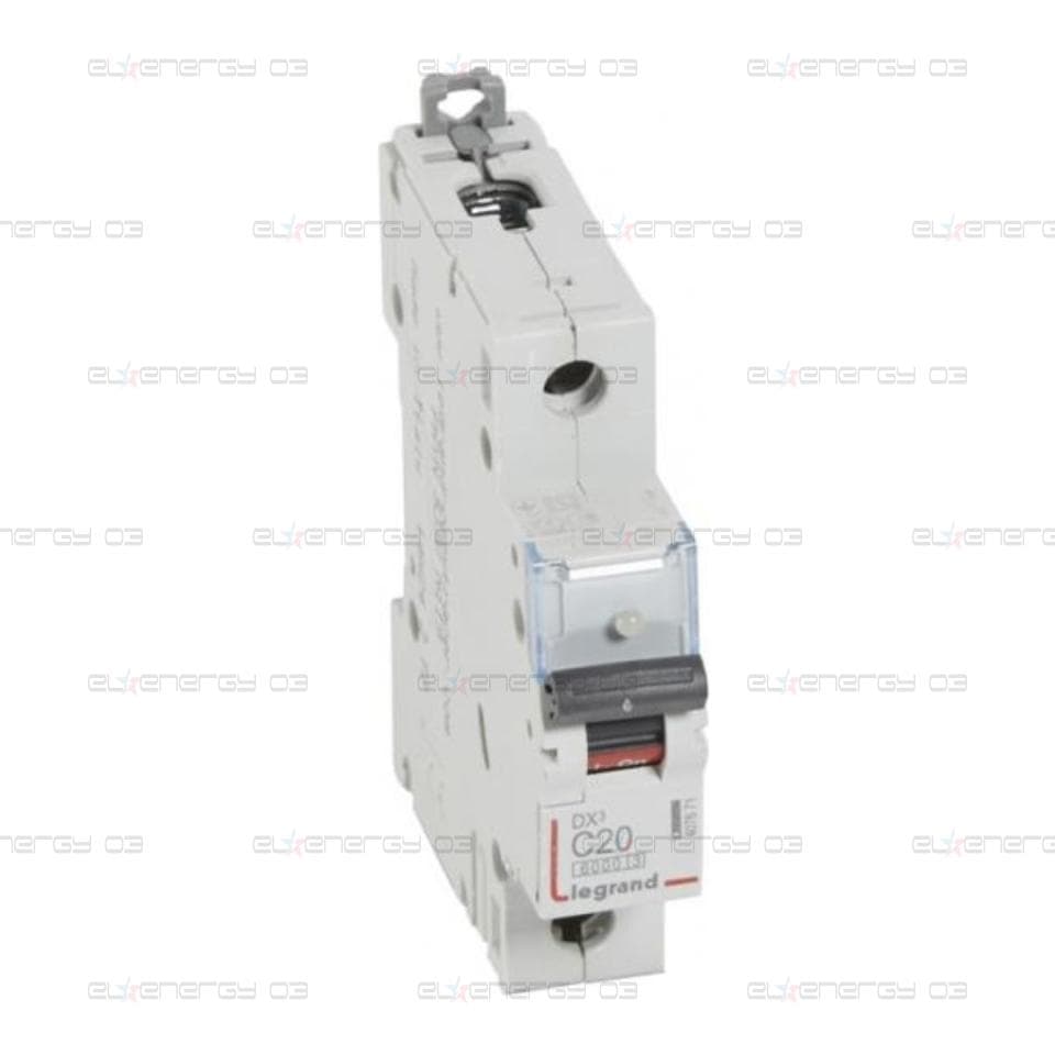 Автоматичен прекъсвач DX3 1P 20A крива С 6kA Legrand